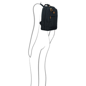 Bric's X-Travel Slim Zip Backpack - Ocean Blue - Pre Order