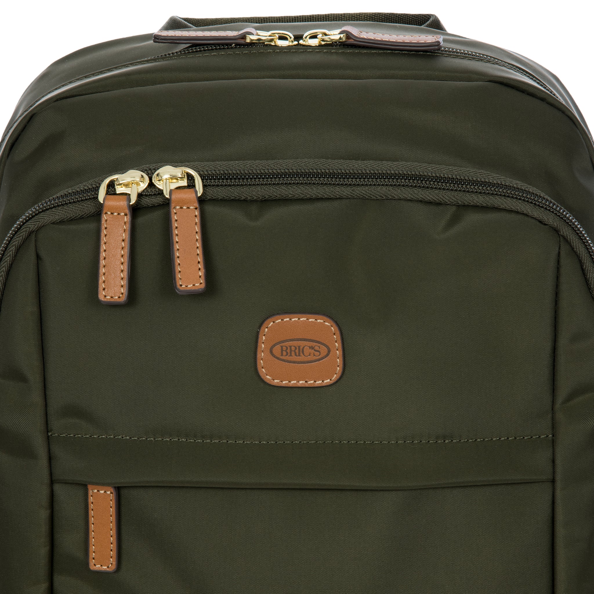 Bric's X-Travel Slim Zip Backpack - Olive - Pre Order