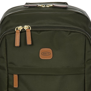 Bric's X-Travel Slim Zip Backpack - Olive - Pre Order