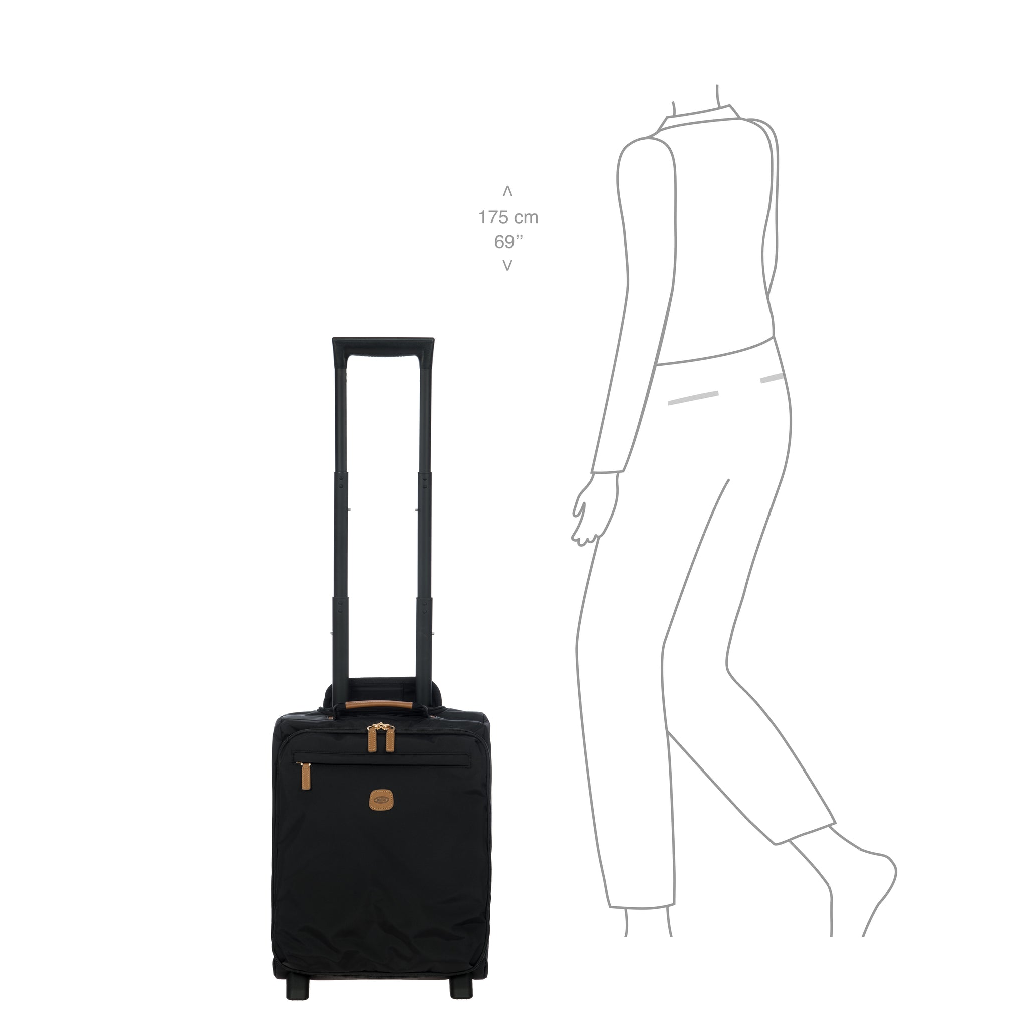 Bric's X-Travel Underseat Cabin Case - Black - Pre Order