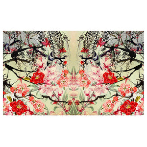 The Artists Label 'Cherry Tree' Silk Kimono Robe