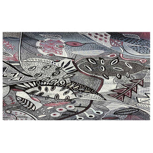 The Artists Label 'Cold Burn' Silk Scarf