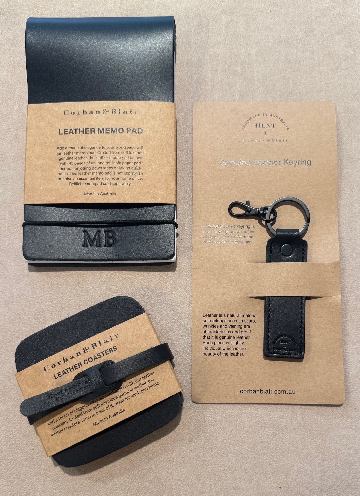 Corban & Blair "Side Table" Gift Set