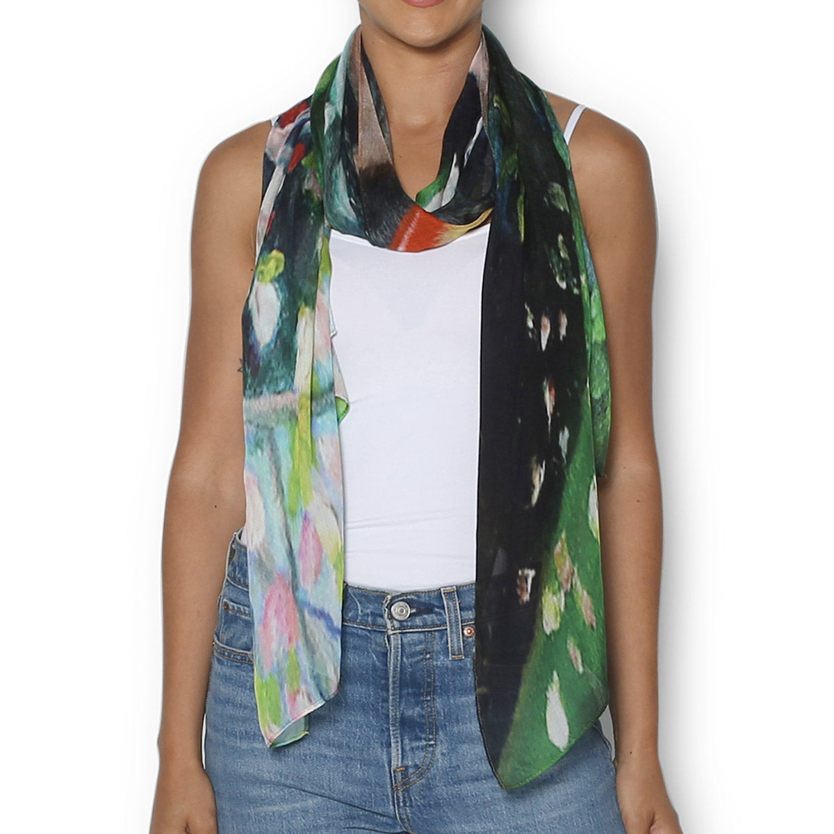 The Artists Label 'Fifth Ave' Silk Scarf