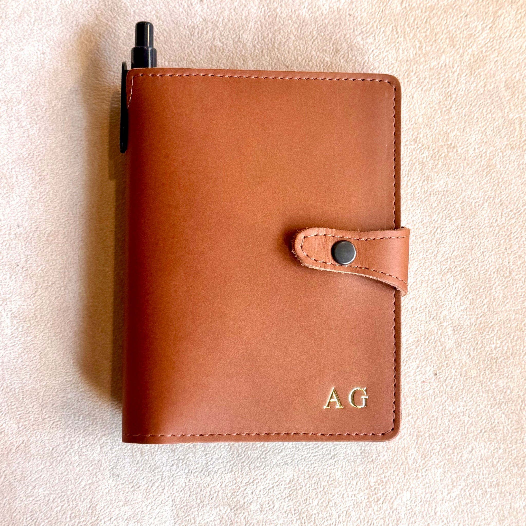 Hunt x Corban & Blair Passport Wallet - Tan