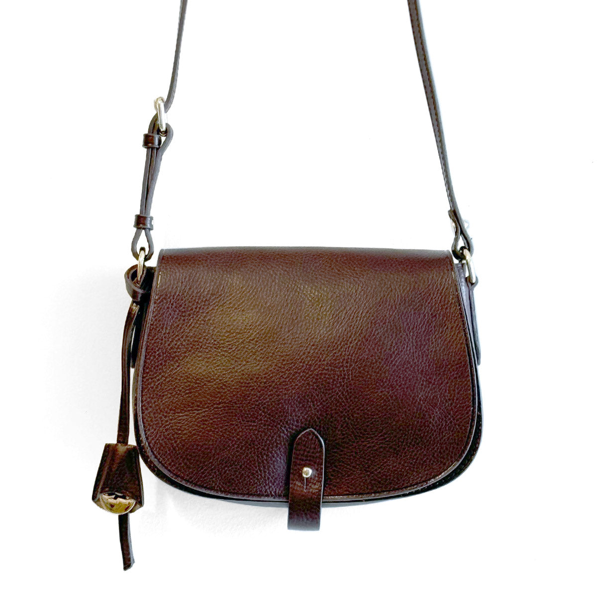 Hunt "Isabella" Crossbody Bag - Brown