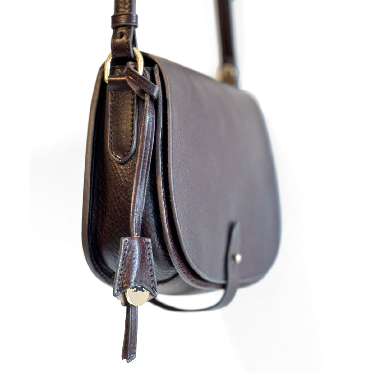 Hunt "Isabella" Crossbody Bag - Brown