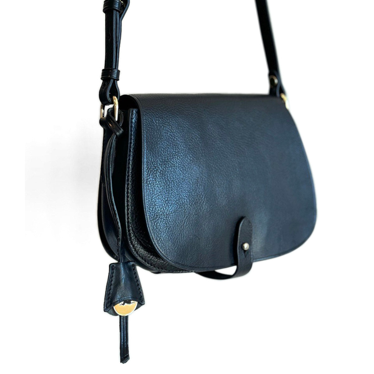 Hunt "Isabella" Crossbody Bag - Black