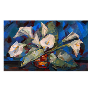 The Artists Label 'Calla Lilies' Silk Scarf