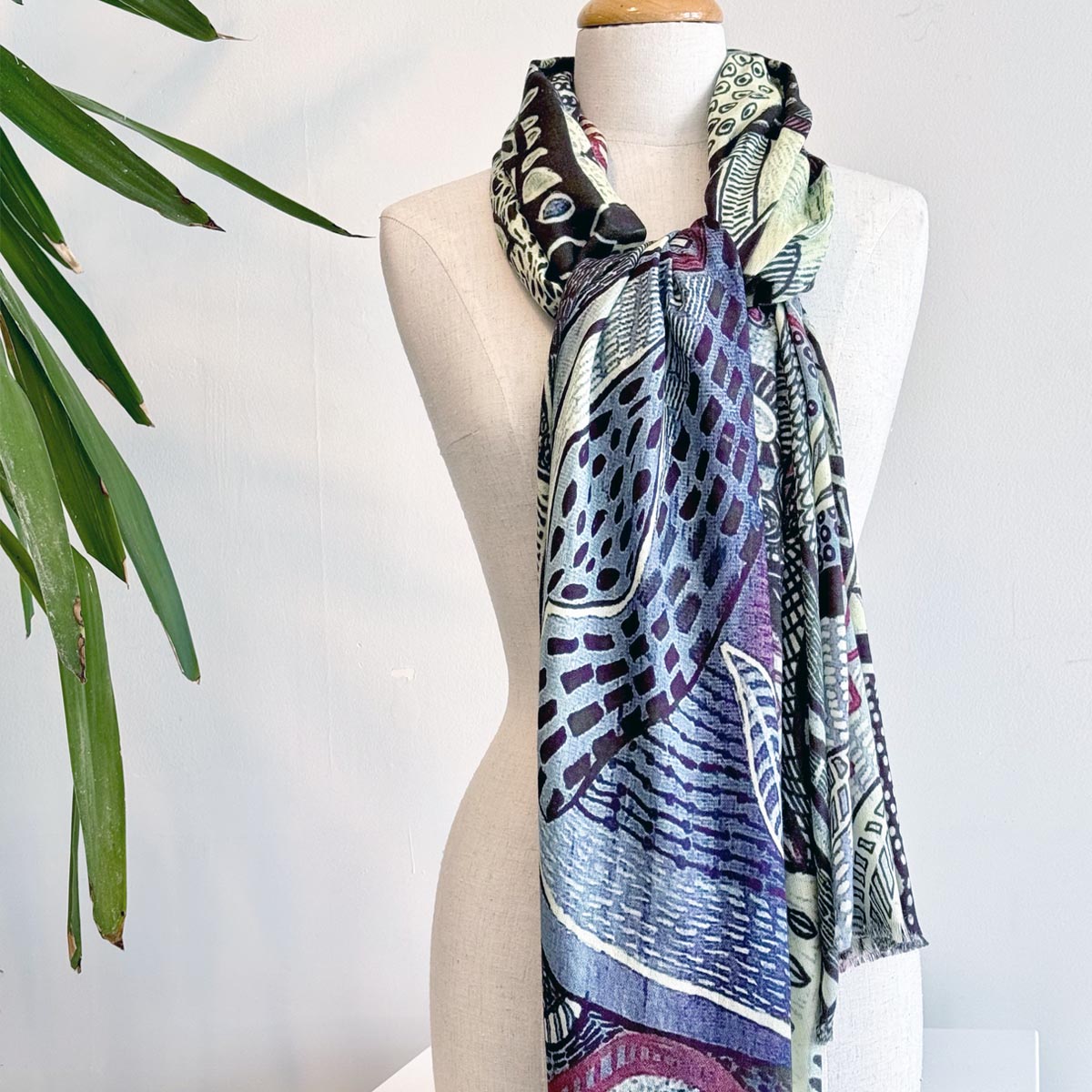 The Artists Label 'Cold Burn' Cashmere Scarf