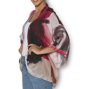 The Artists Label 'Autumn Flow' Silk Kimono