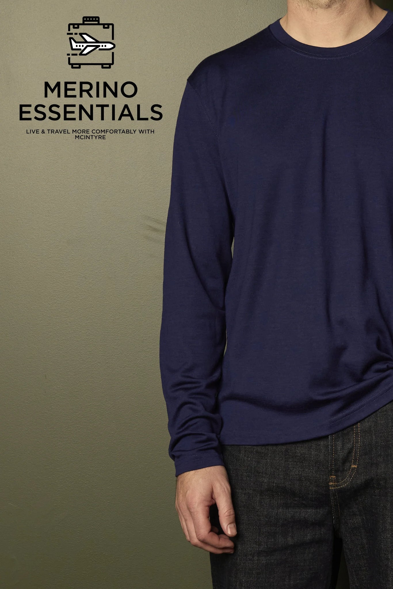 McIntyre Merino All Day Long Sleeve T-Shirt