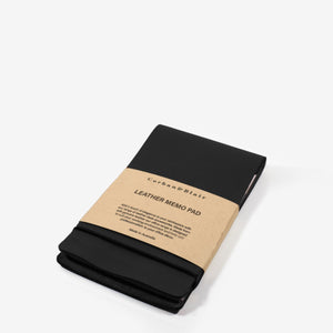 Corban & Blair Artisan Memo Pad - Black