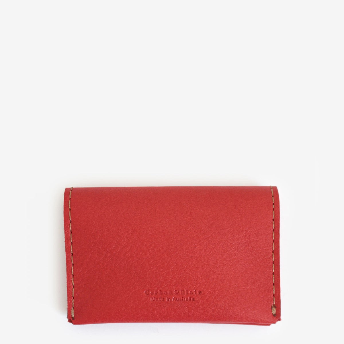 Corban & Blair Pocket Card Holder - Red