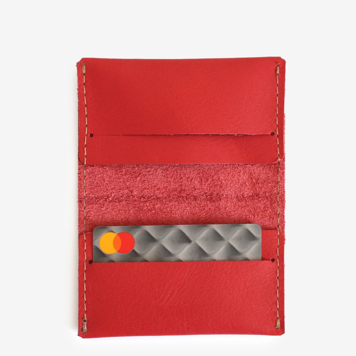 Corban & Blair Pocket Card Holder - Red