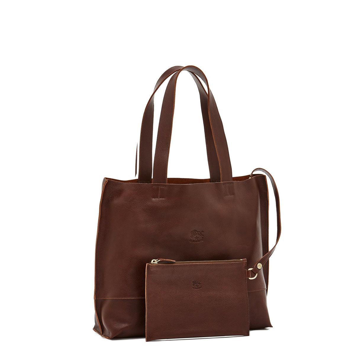 Il Bisonte Large Tote - Marrone