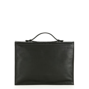 Barantani Double Compartment Flap Briefcase