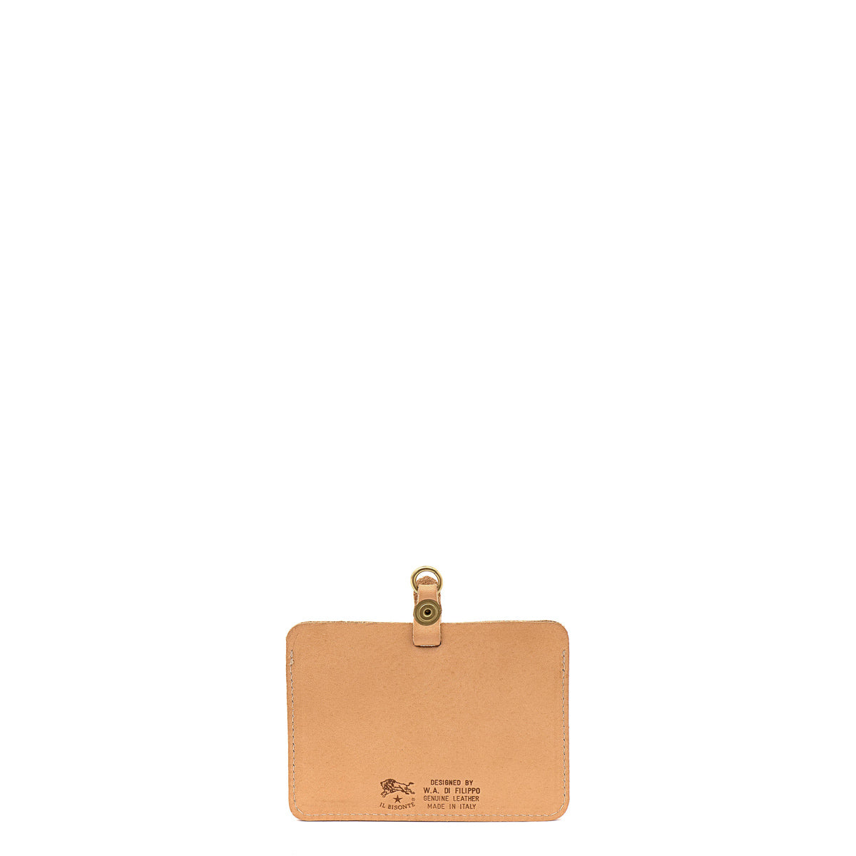 Il Bisonte ID Pass Holder - Natural