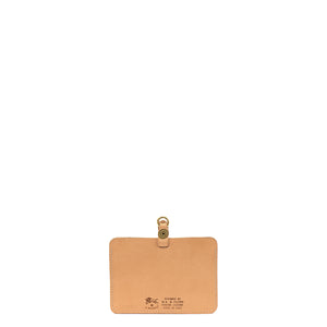 Il Bisonte ID Pass Holder - Natural