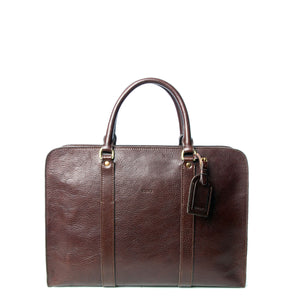 Hunt "Giacomo" Briefcase - Brown