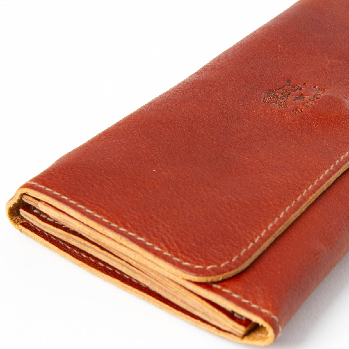 Il Bisonte Flap Wallet - Vintage Cognac