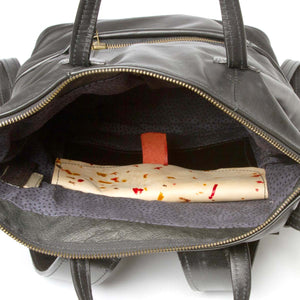 Mark Jones Small Zip Backpack - Black
