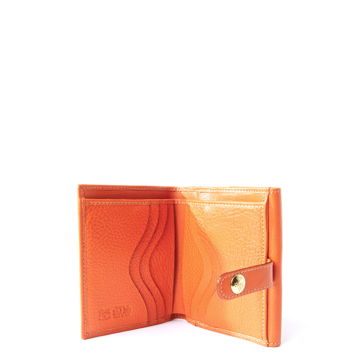 Il Bisonte Lira Compact Wallet - Caramel