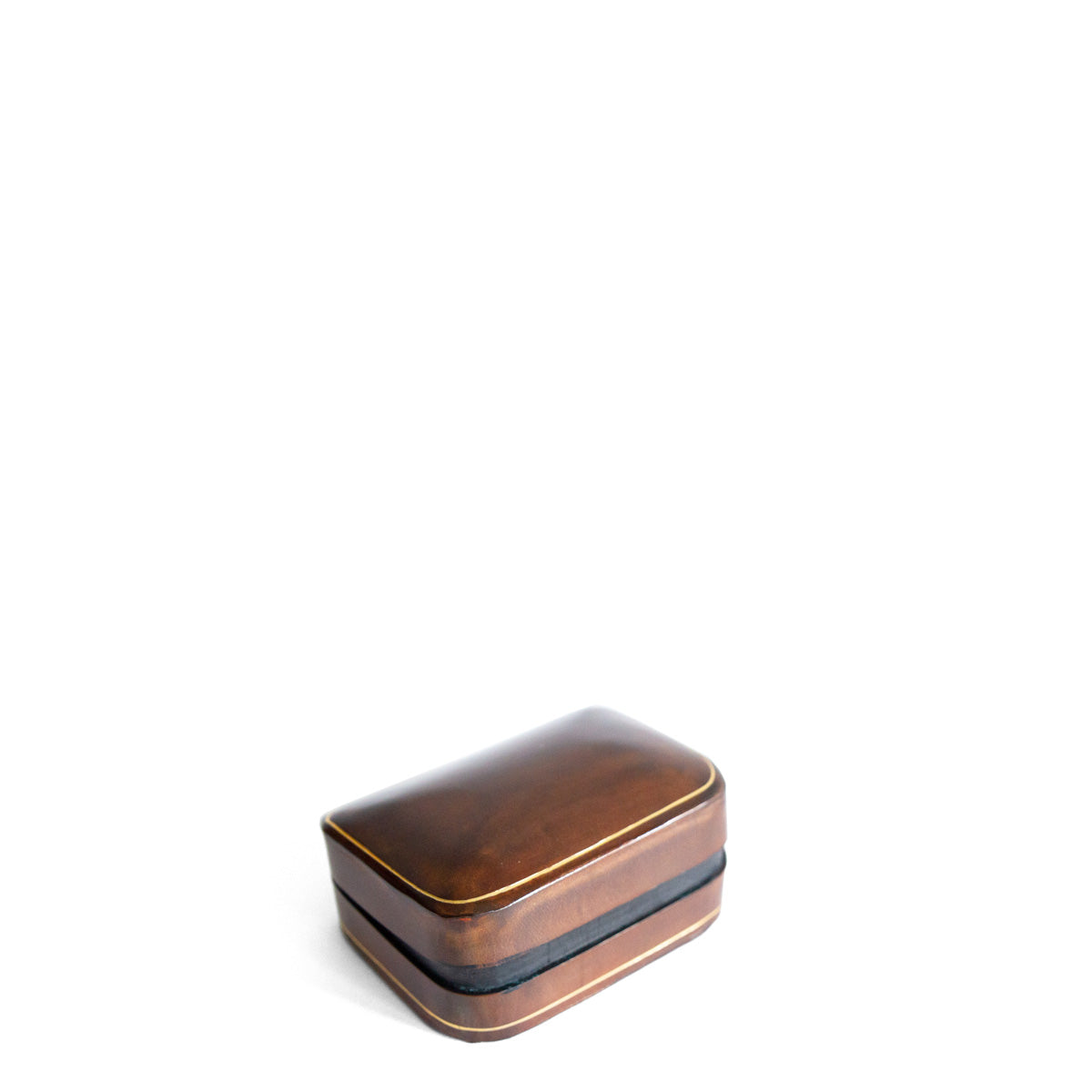 Hunt Oblong Cufflink Box - Tan