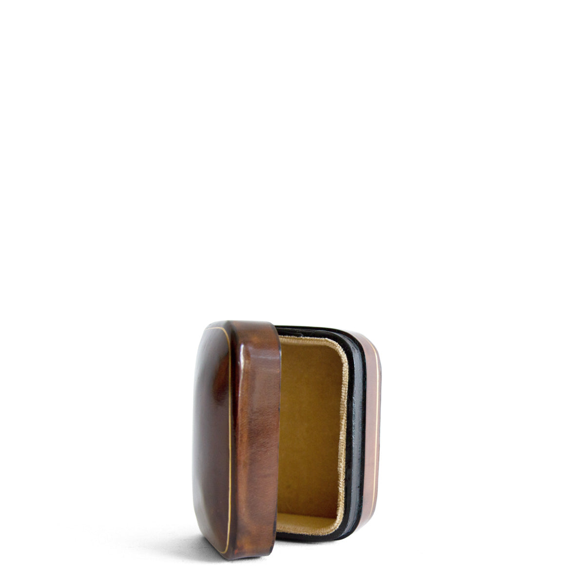 Hunt Oblong Cufflink Box - Tan