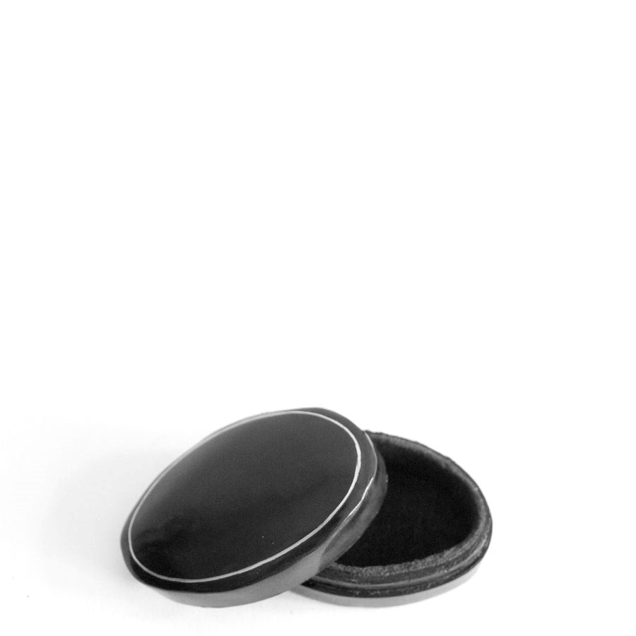 Hunt Small Oval Box - Black