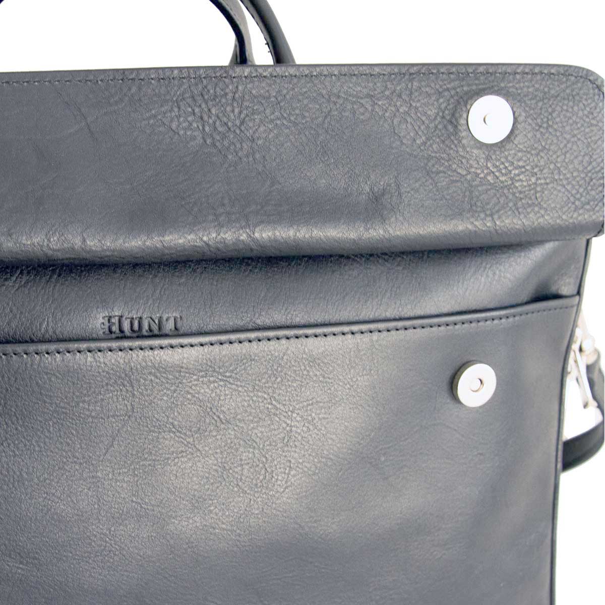 Barantani Two Compartment Zip Brief - Black