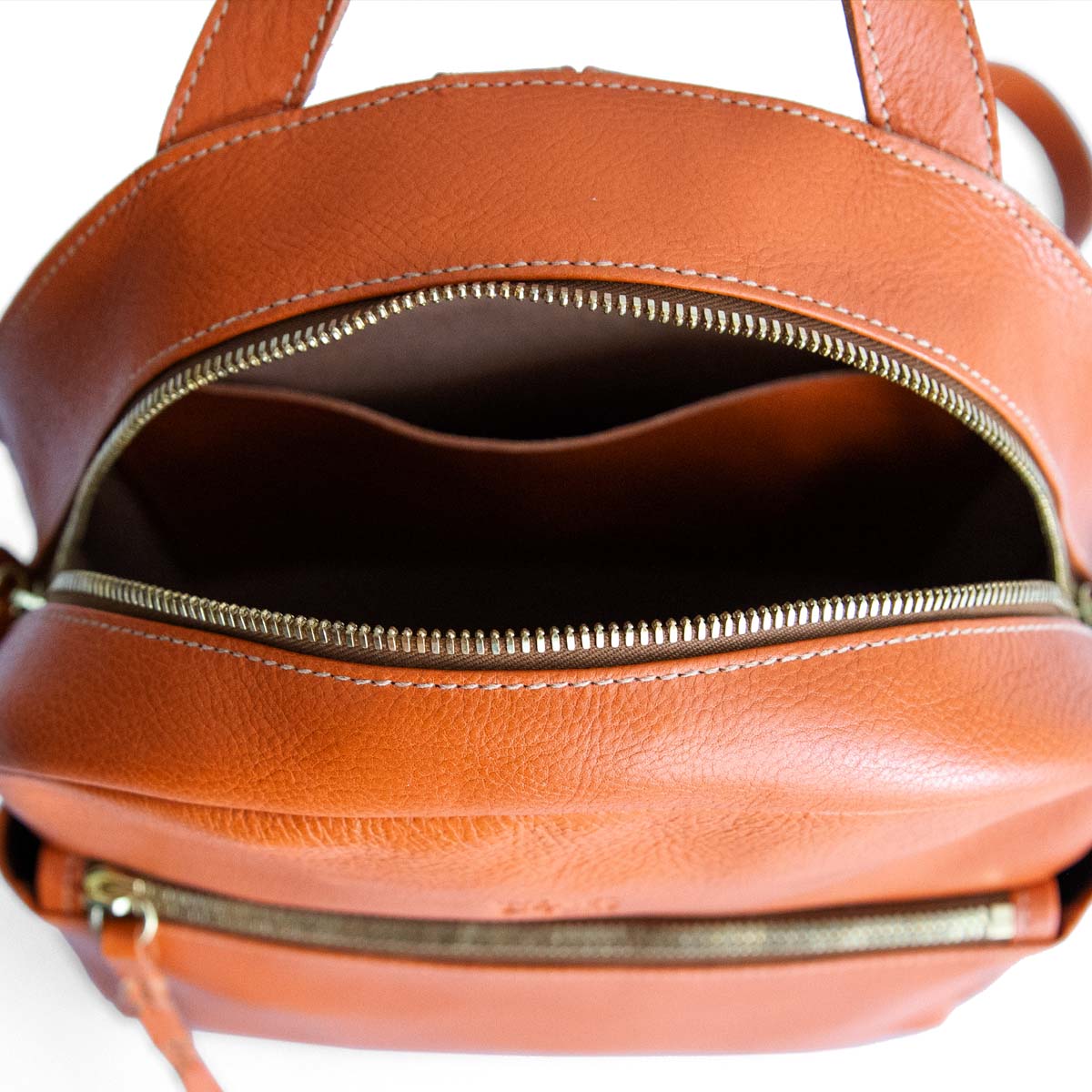 Il Bisonte Small Backpack - Caramel
