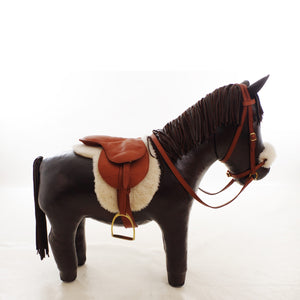 Leather Pony with Tack - Large (Pre-Order)