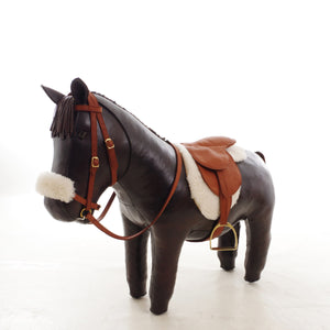 Leather Pony with Tack - Large (Pre-Order)