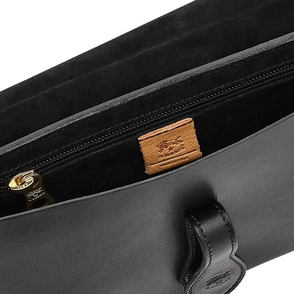 Il Bisonte Mini Salina Shoulder Bag - Black