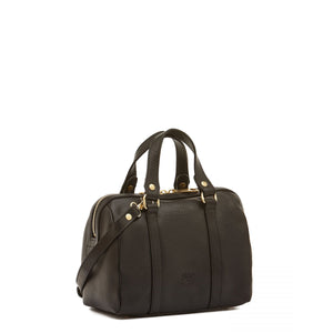 Il Bisonte Ferdinanda Small Boston Bag - Black