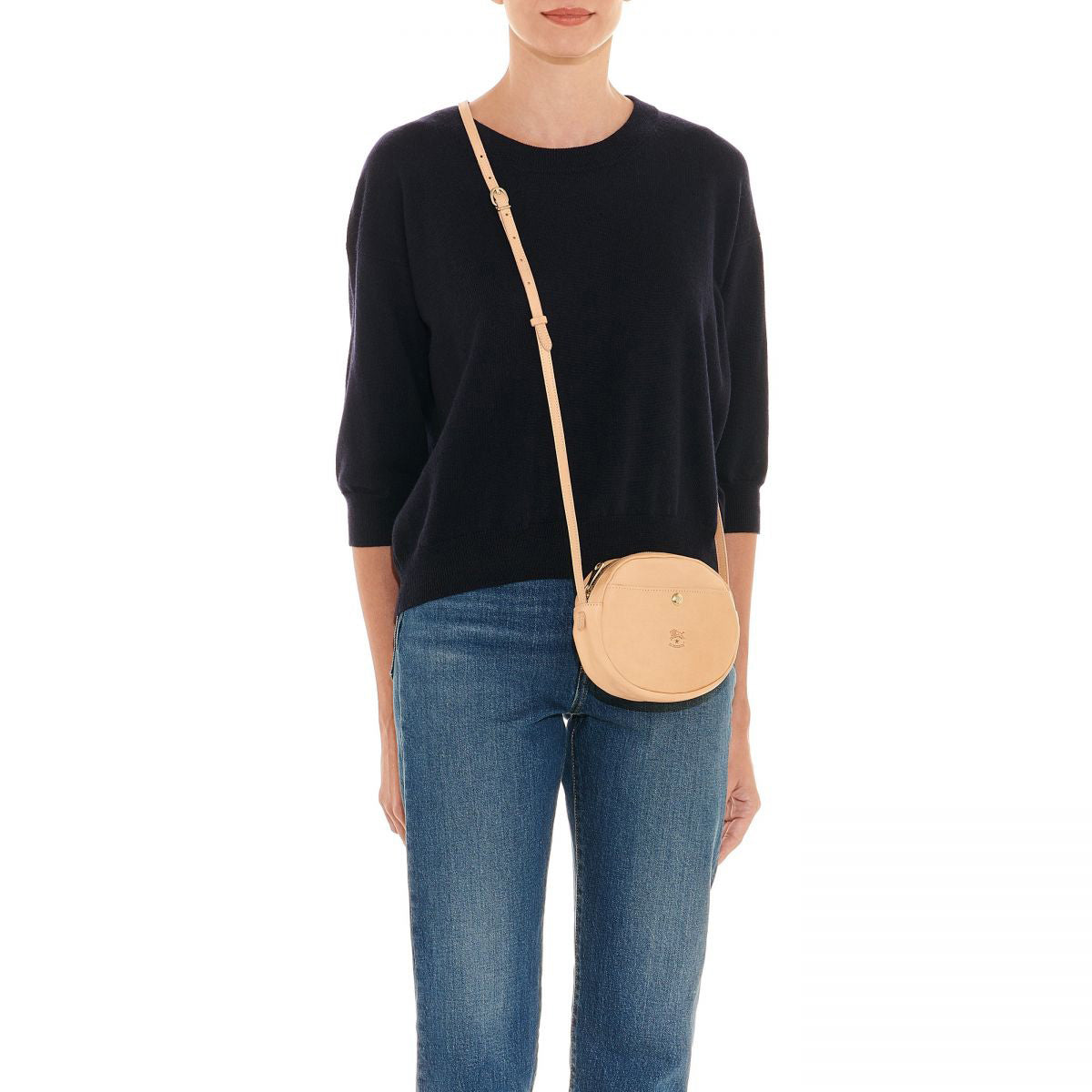 Il Bisonte Mini Rubino Crossbody Bag - Natural