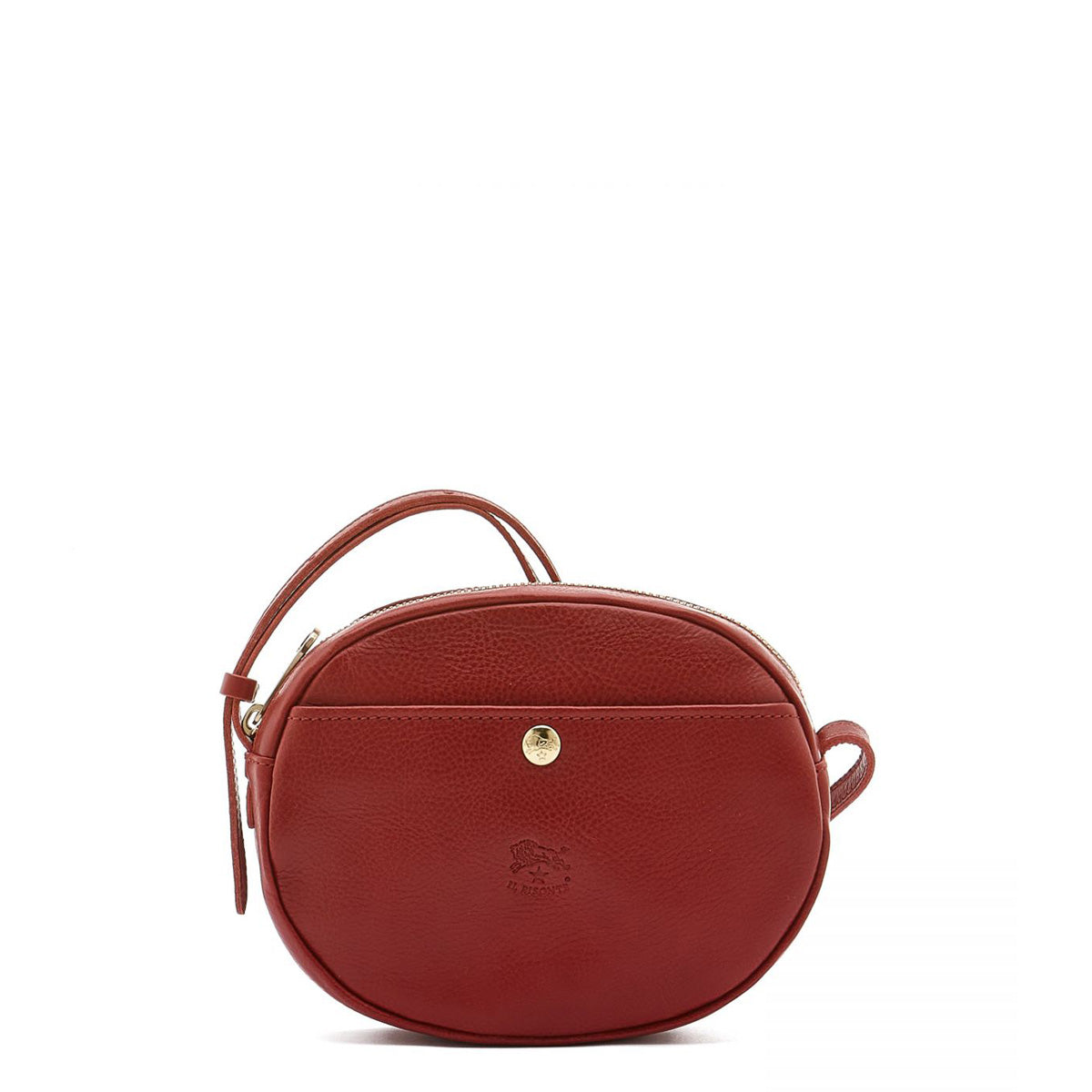 Il Bisonte Mini Rubino Crossbody Bag - Red