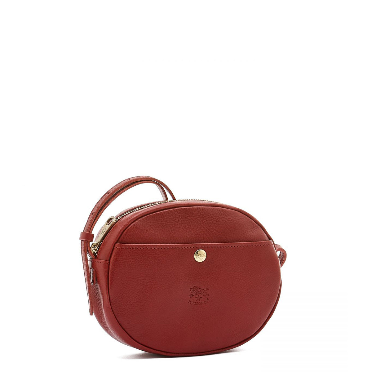 Il Bisonte Mini Rubino Crossbody Bag - Red