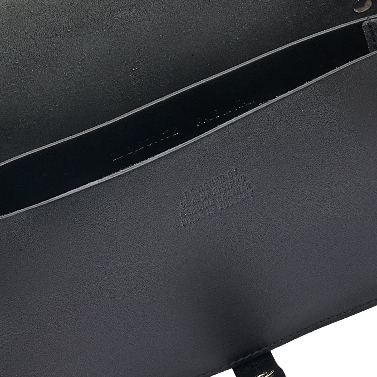 Il Bisonte Piccarda Medium Crossbody - Black