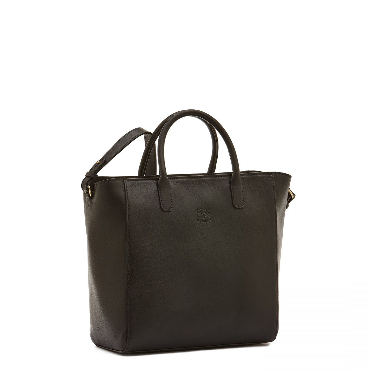 Il Bisonte Quercia Medium Handbag - Black
