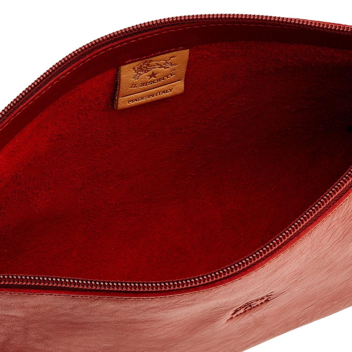 Il Bisonte Salina Pouch Bag - Red