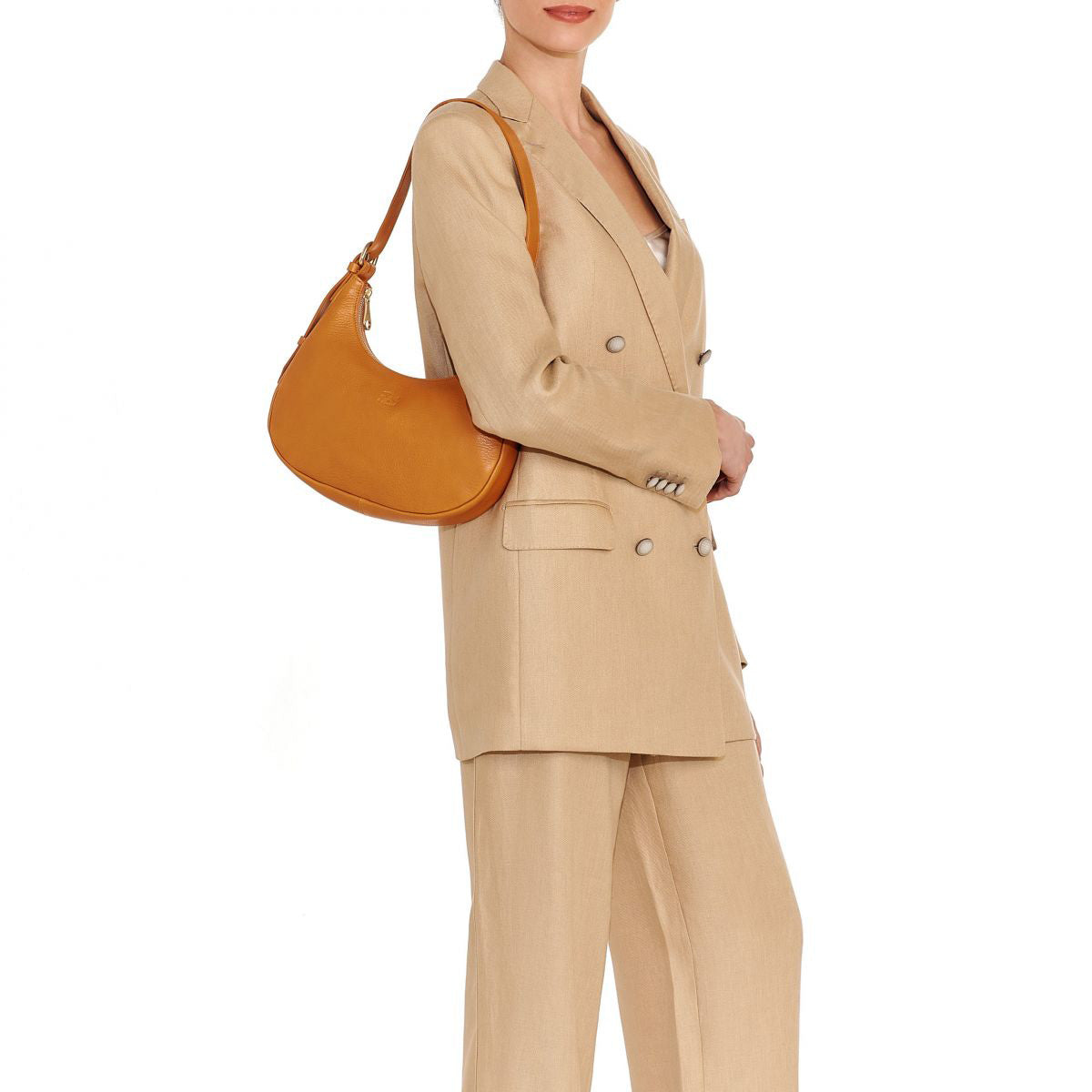 Il Bisonte Small Belcanto Shoulder Bag - Honey