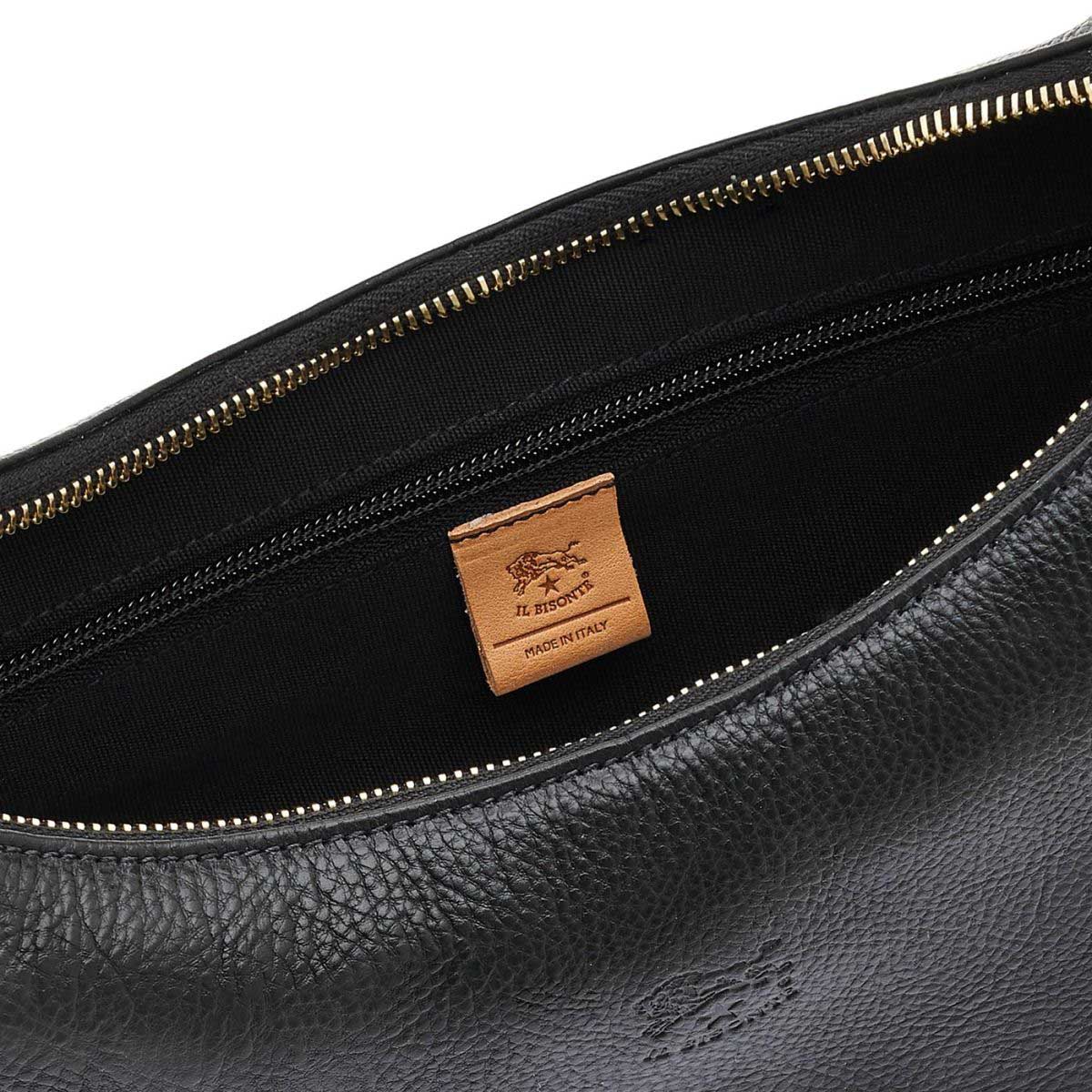 Il Bisonte Medium Belcanto Shoulder Bag - Black