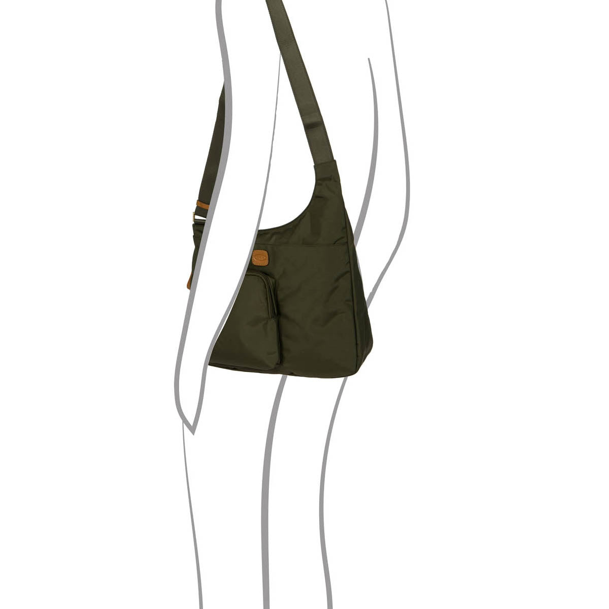 Bric's 42732 X-Body Bag Olive - Pre Order