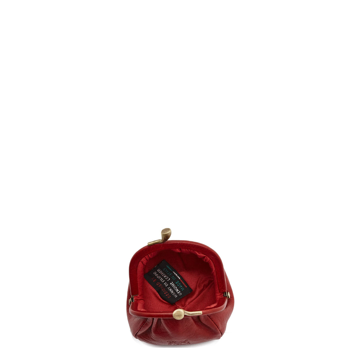 Il Bisonte Baby Frame Coin Purse - Red