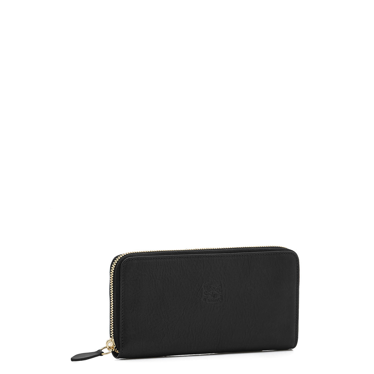 ll Bisonte Zip-Around Wallet - Black