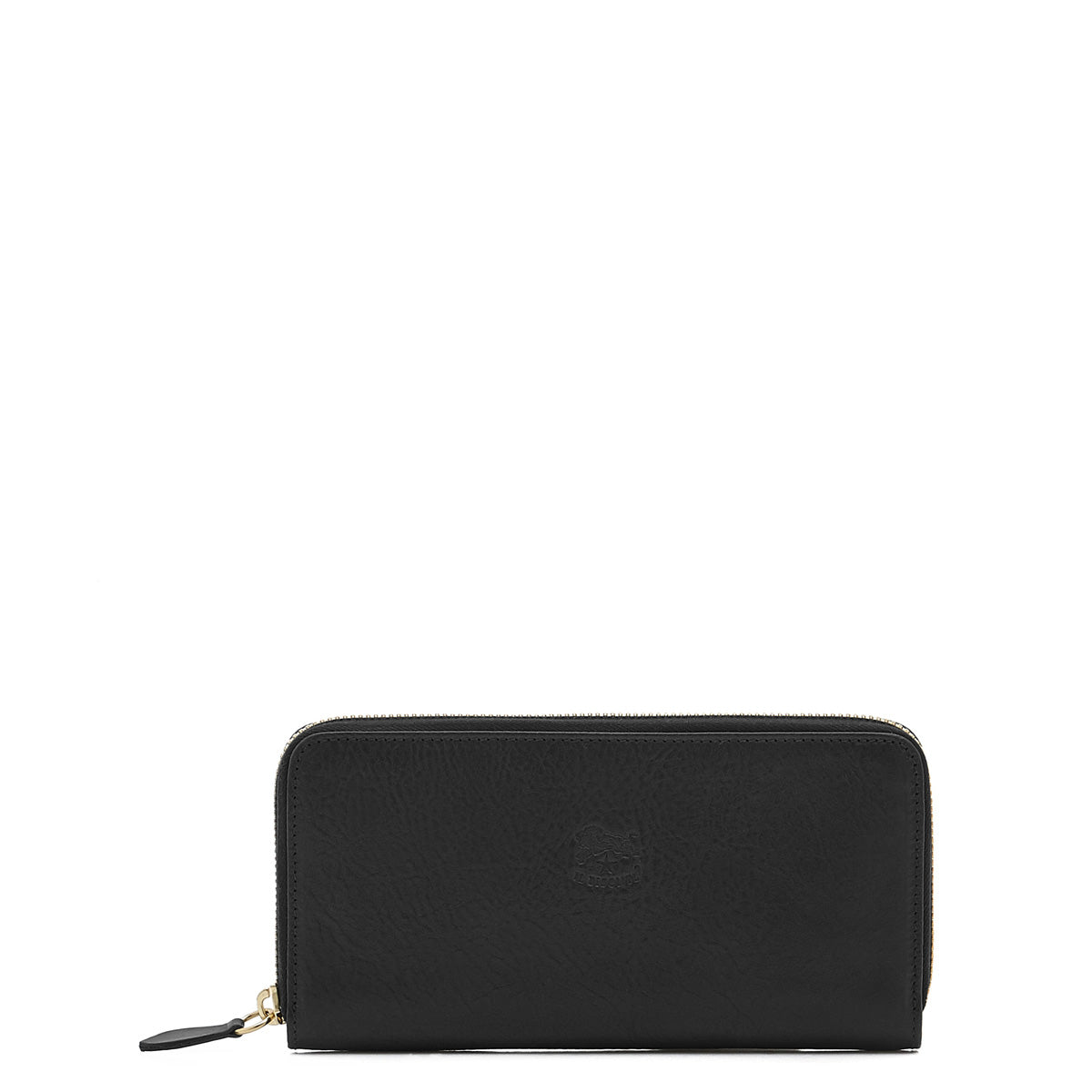 ll Bisonte Zip-Around Wallet - Black