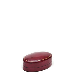Hunt Small Oval Box - Bordeaux