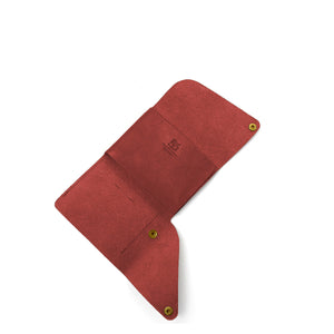 Il Bisonte Soft Card Case - Red